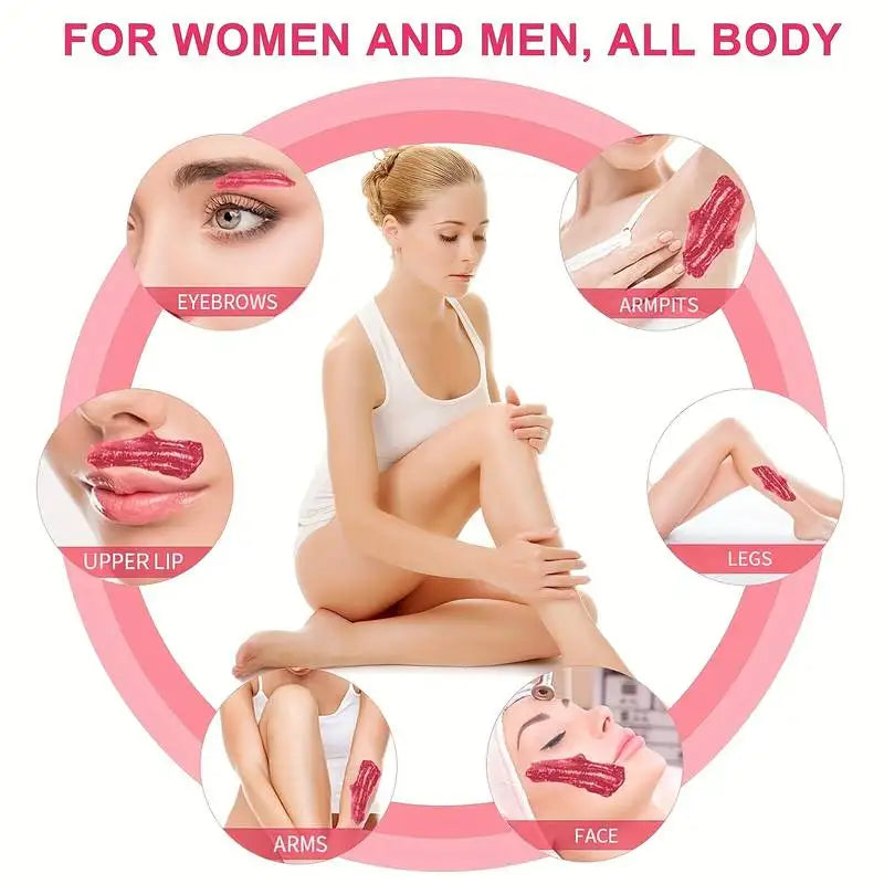 50g Hot Wax Hair Removal Depilatory Waxing Wax Beads for Wax Heater Painless for Body Hairs Removal Beans