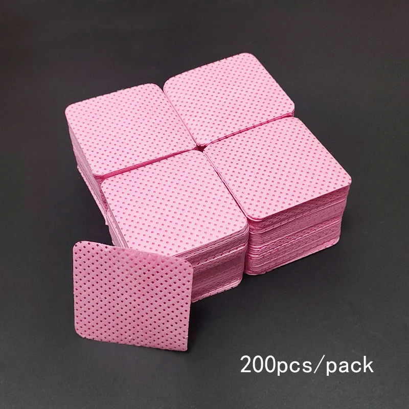 Lint Free Nail Wipes 300/200/100pcs Nail Supplies Nail Polish Remover Wipes Absorbent Soft Removal Tool for Nail Art