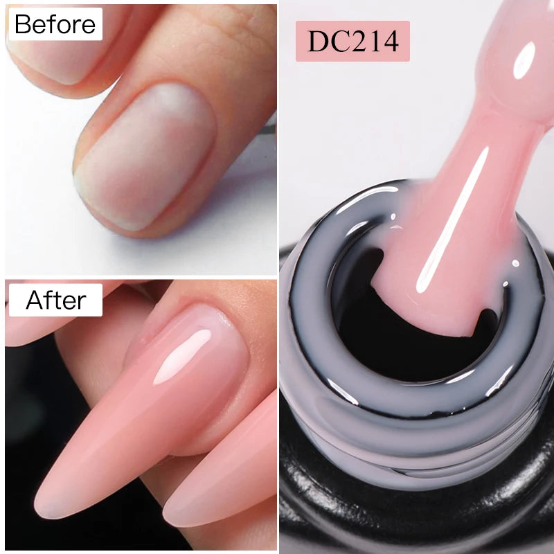 Mtssii 7ML Quick Extension Nail Gel Vernis Semi Permanent Acrylic Crystal Pink Clear Nude Gel Nail Polish UV Construction Gel