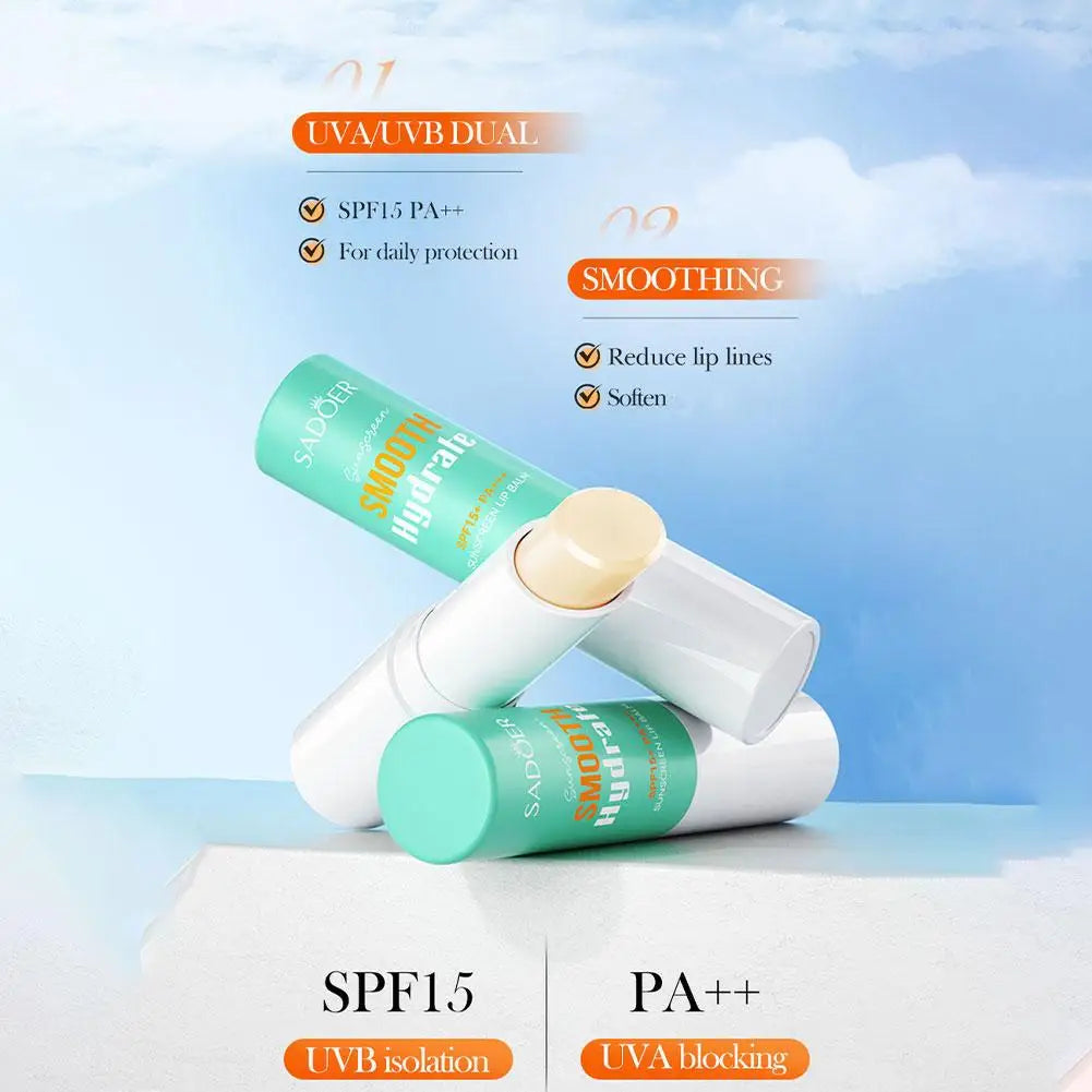 Winter Moisturizing Lip Balm With Hyaluronic Acid Nourishing Shining Hydrating Lip Balm Spf 15+ Sunscreen Lipstick Lip Skin Care