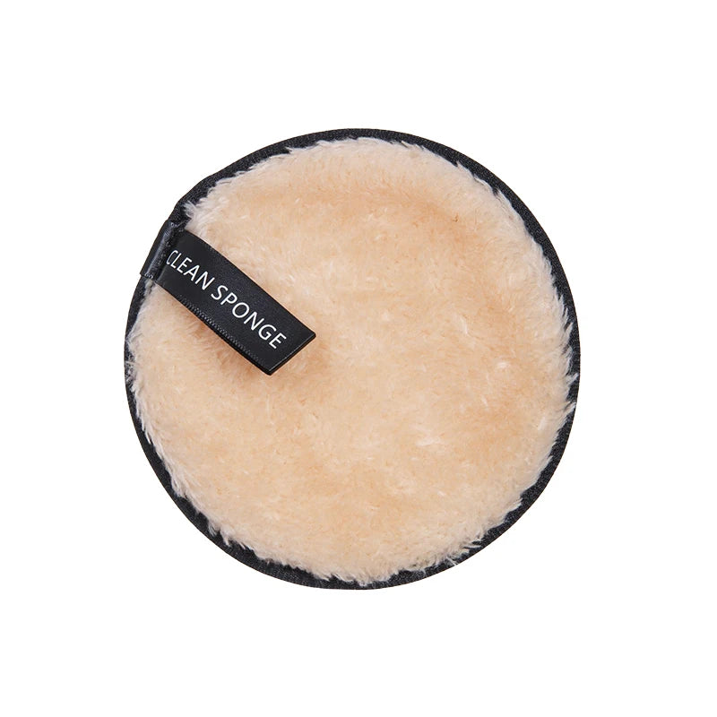1/3pcs Reusable Discs Makeup Remover Wipe Cotton Pads Microfiber Makeup Face Towel Cloth Washable Sponge Skin Care Cleaning Puff