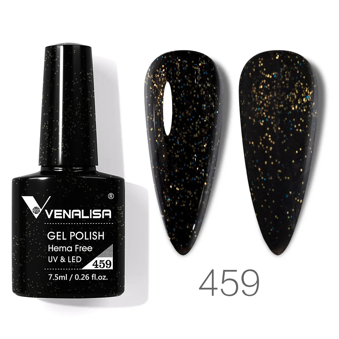 VENALISA 7.5ml Nail Gel Polish Sparkle Glitter Diamond Shining Summer Colors Semi Permanent Soak off UV LED Nail Gel Varnish