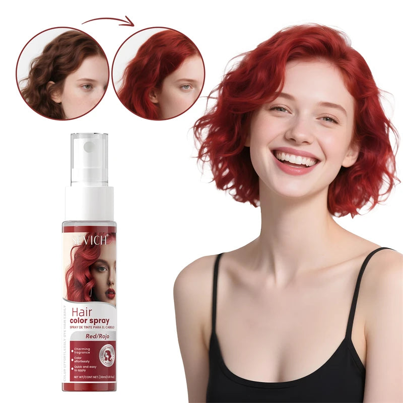 8 Colors Temporary Hair Color Spray For Men Women Children One-Time Party Hair Styling Spray Instant Hair Salon Hair Colour Dye