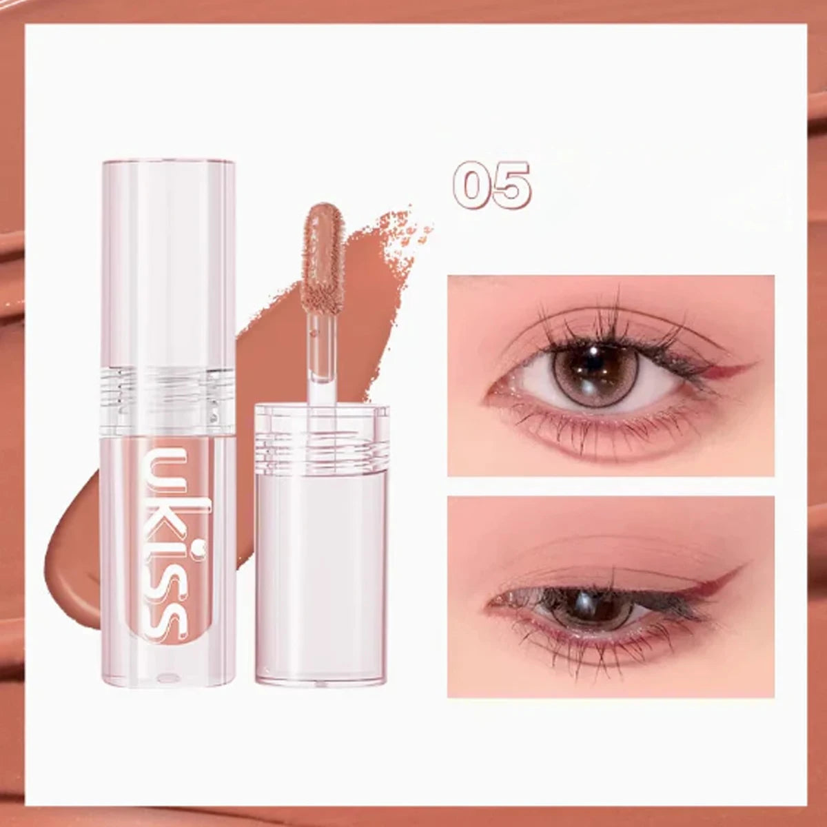 [ClearanceSale] UKISS  Emotion Dreamer Liquid Eyeshadow-6 Series,Shimmer Eyeshadow,Liquid Shimmer Texture,Luxury Makeup