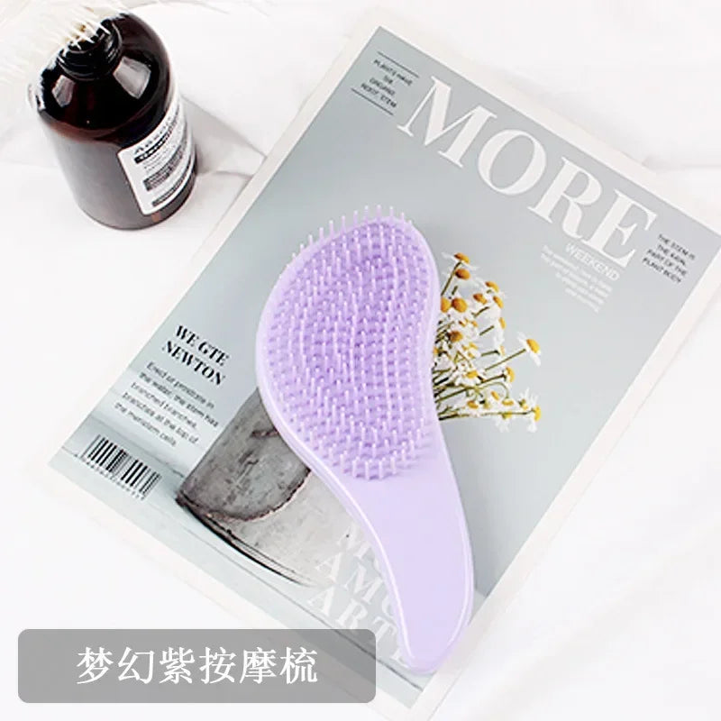 Magic Detangling Comb Anti-static Massage Hair Brush Tangle Detangle Air Cushion Hair Brush Comb Salon Barber Hair Styling Tools