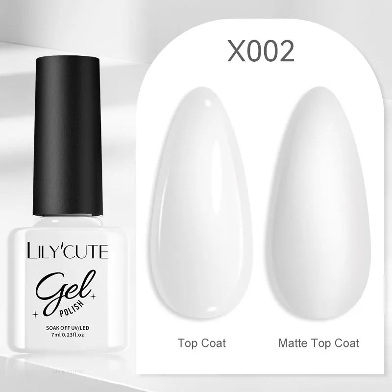 LILYCUTE Spring Summer 7ml Nail Gel Polish Long Lasting 125 Colors Soak Off UV Gel For Women French DIY Nail Art Supply