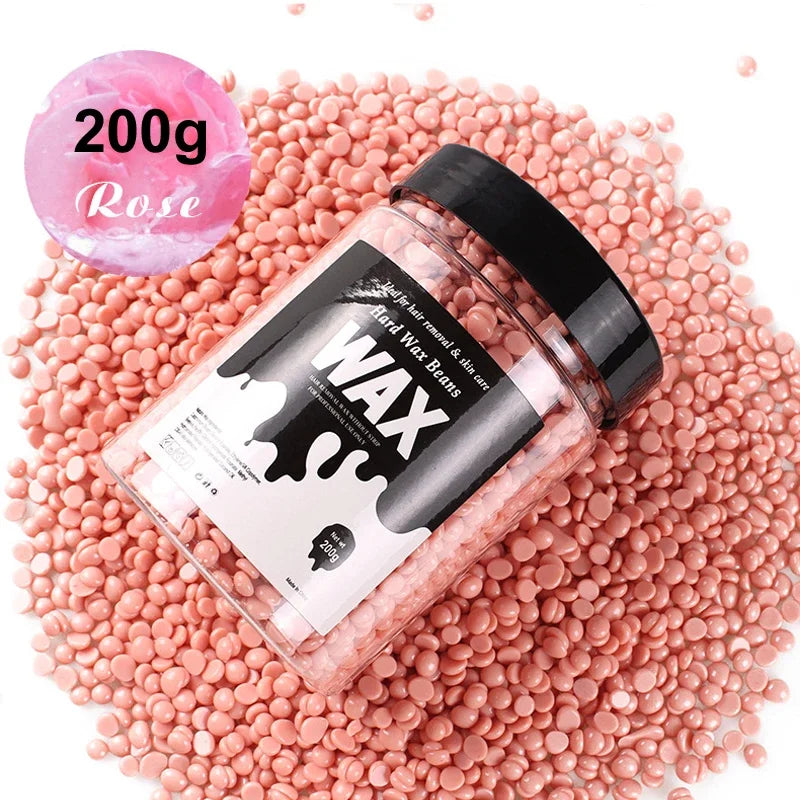 200g/400g Canning Hard Wax Beans For Men And Women Body Hair Removal Depilatory Wax For Wax Heater Kit For Wax Heater Machine