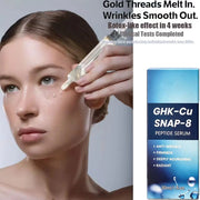 GHK-Cu Copper Peptide SNAP-8 Face Serum Anti Aging Wrinkle Lifting Firming Collagen Boost Hydrating Facial Essence