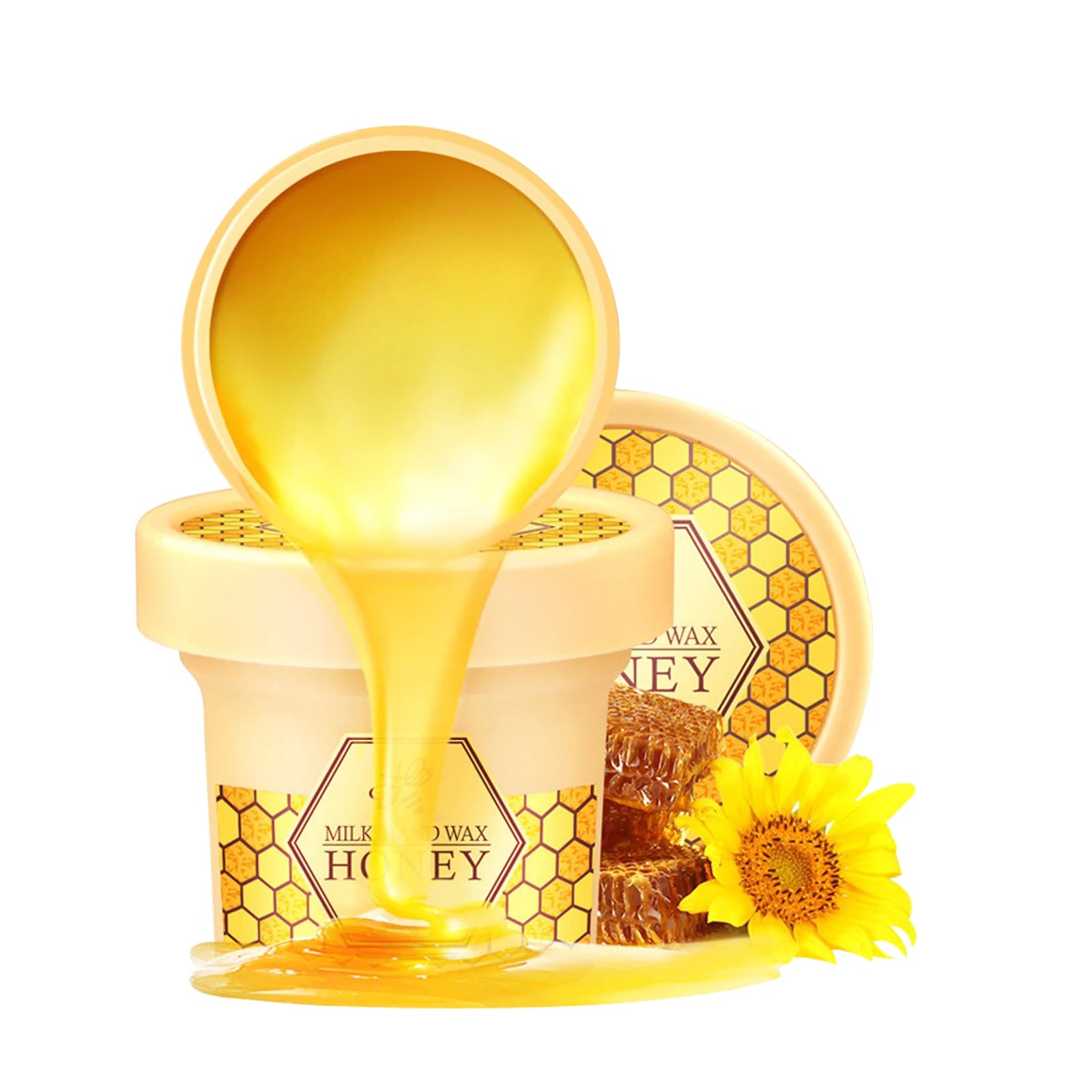 Milk Honey Hand Wax Brightening Moisturizing Repair Exfoliating Peel Off Mask Dead Skin Removal for Soft Smooth Hands Care