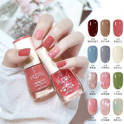 Matte Waterproof No-bake Nail Polish Nail Art Non Peelable Quick Dry Normal Without Lamp Nail Polish Glitter Sequins Uv Varnish