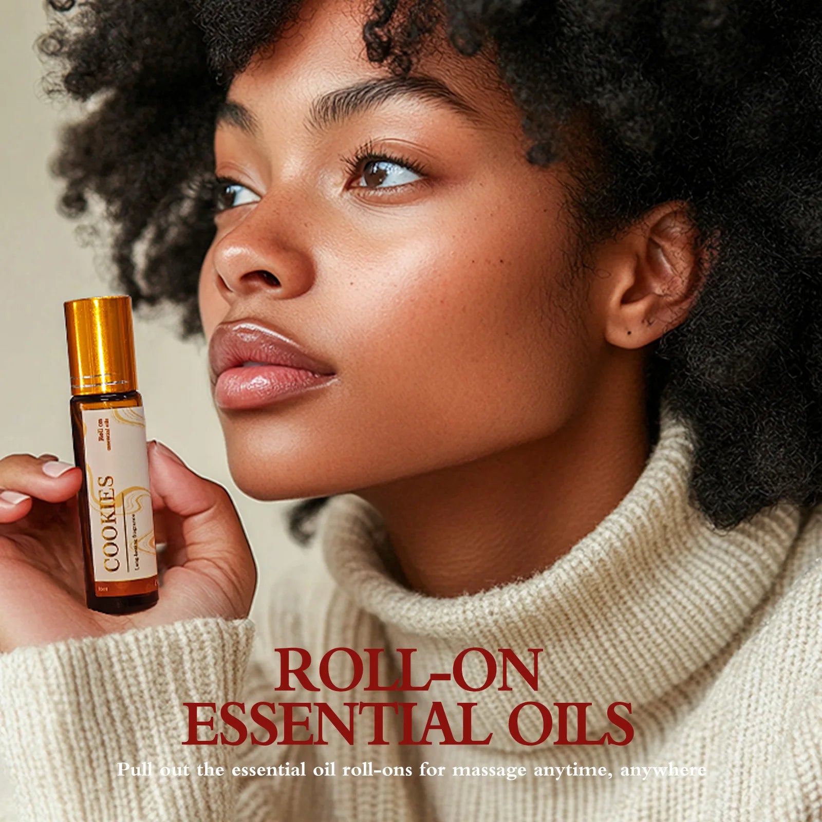 10ml Chocolate Musk Roller Essential Oils Women's Massage Body Oils Skincare Holiday Gifts Nail Care Moisturizing