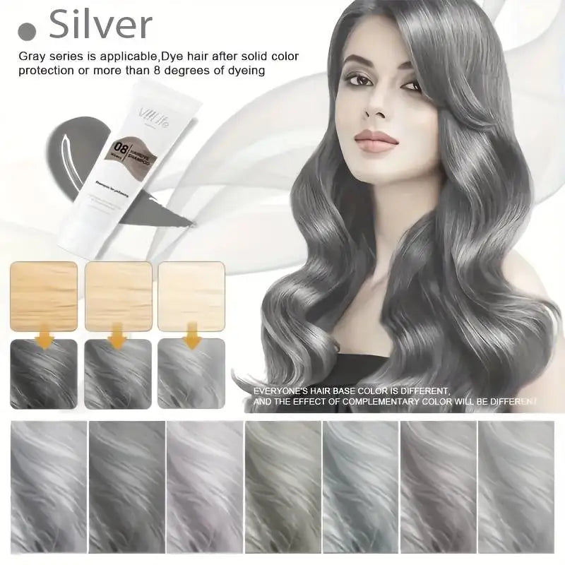 Unisex Hair Dye Permanent Styling Hair Color Wax Shampoo Fashion No Damage Quick Coloring Lasting Professional Hairs Dyeing Crea