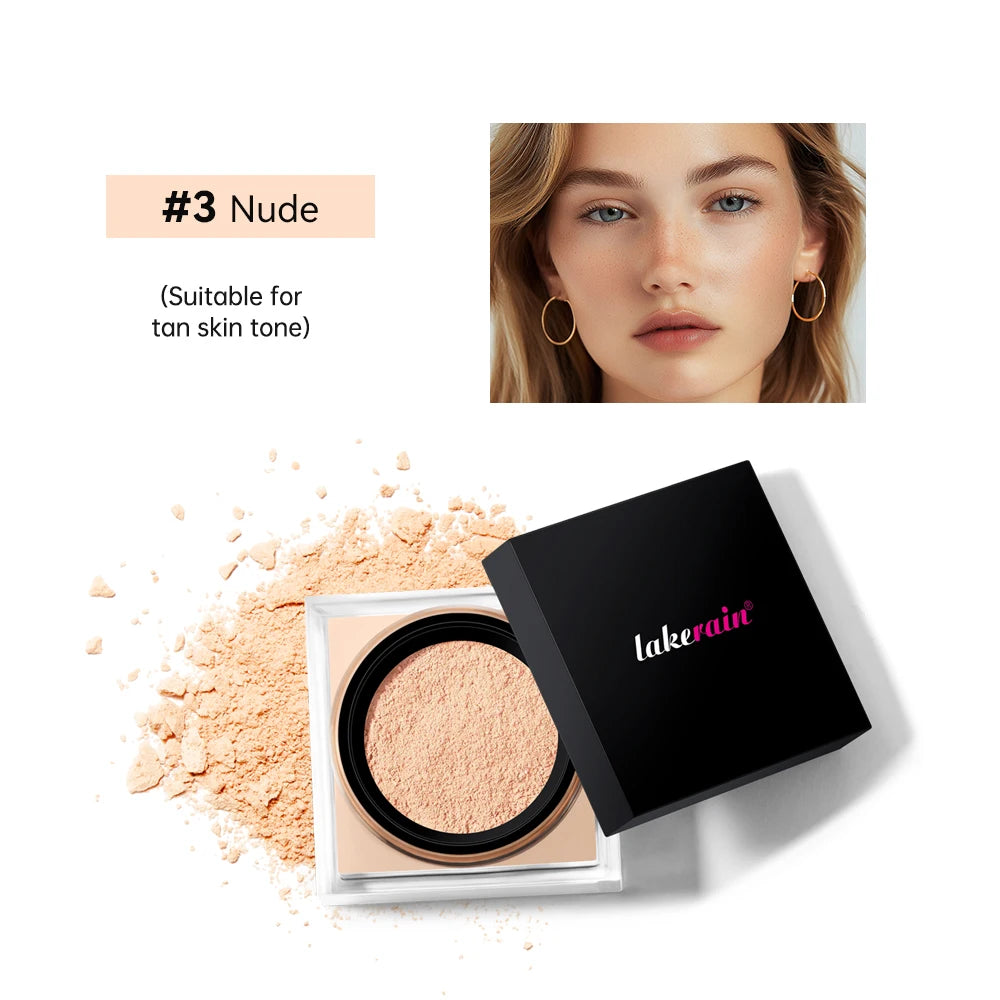 Loose Baking and Setting Powder Easy Bake Matte Finish Oil Control Blurring Effect Long Lasting Waterproof Cosmetics
