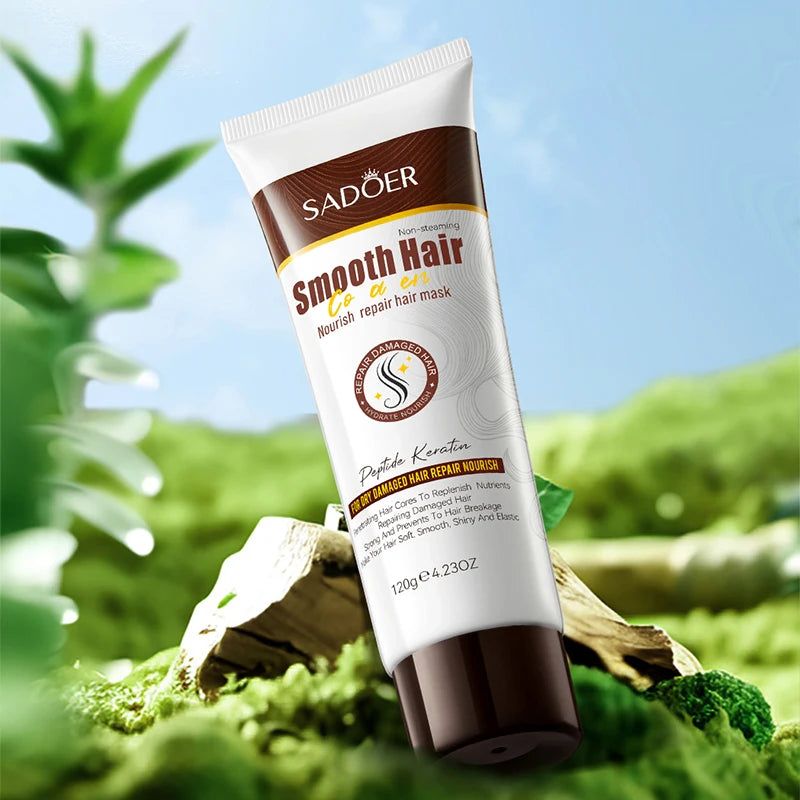 SADOER Collagen Nourishing Hair Mask Repair Damaged Hair Reduce Split Ends Oil Control Moisturizing Hair Masks Care