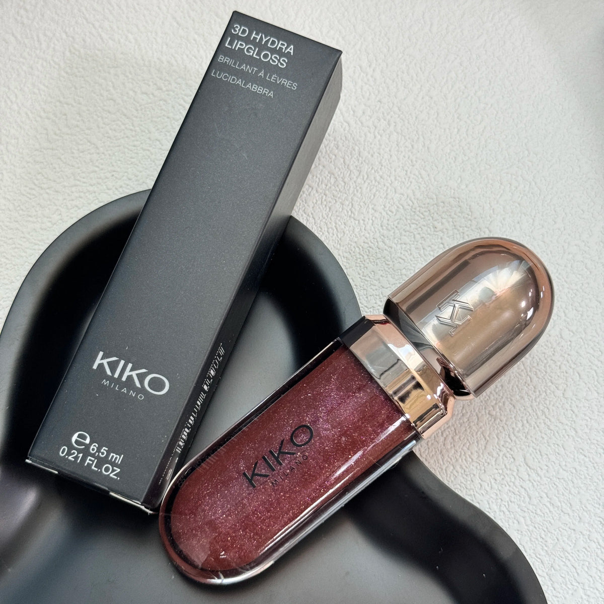 Kiko Double Headed Lipstick Transparent Mirror Non Fading Non Stick Cup Lip Gloss Milk Tea Bean Paste Naked Nature Lip Makeup