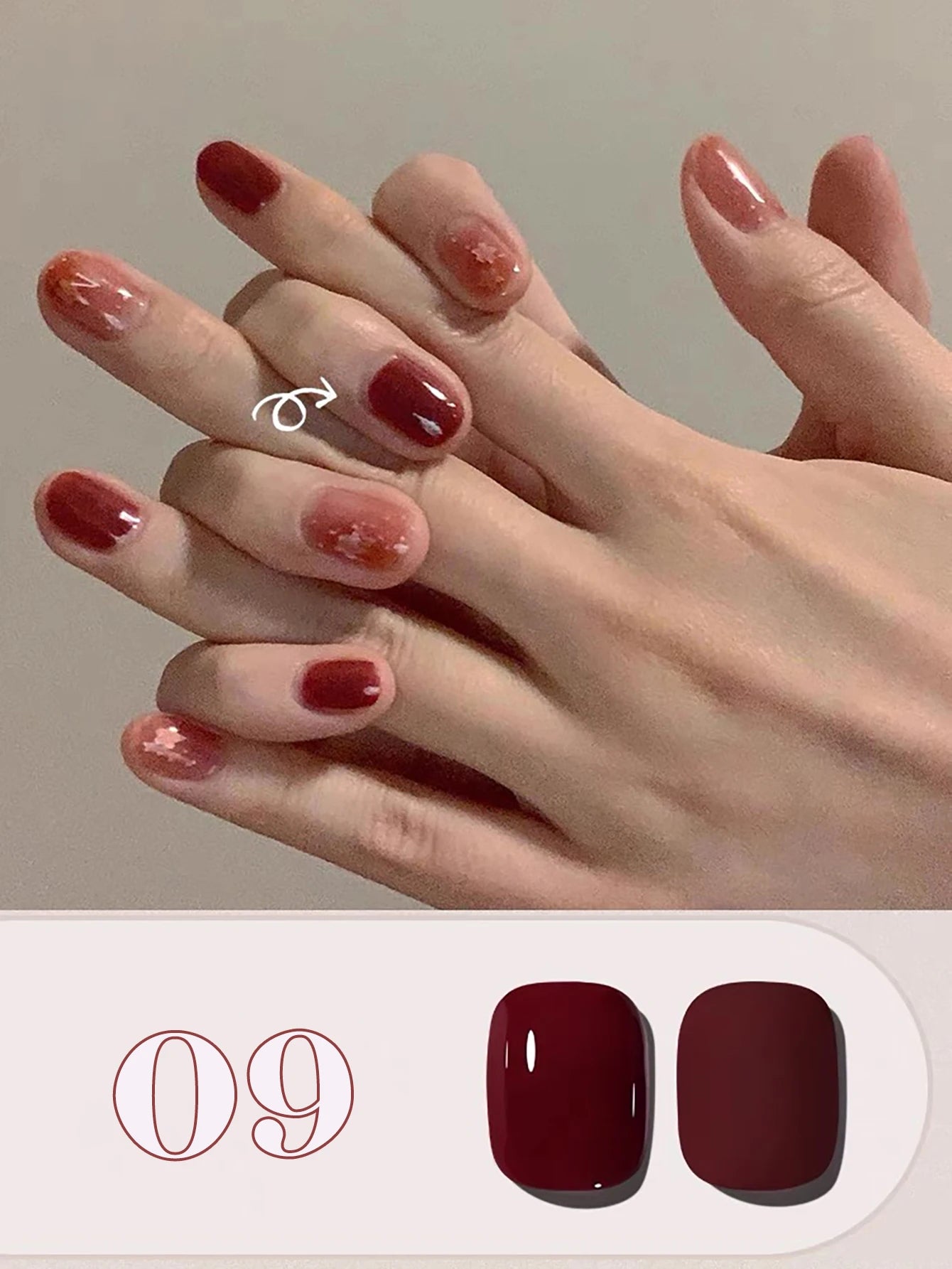 MN 1-12pcs 12ML Winter Popular Gel Nail Polish 2026 Whitening Dark Brown Wine Red Nails Nail Salon Red Nails Valentine Day Nails