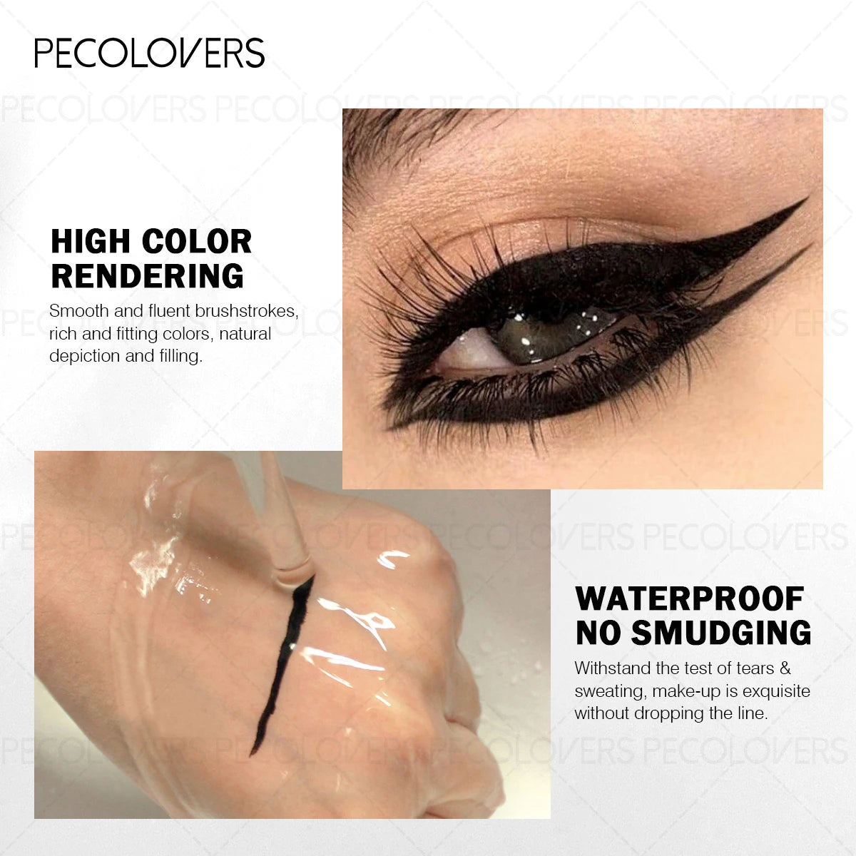 Green Eyeliner Pencil - Waterproof Eye Pen, Long-Lasting For Daily Makeup, Black And Brown, Eye Cosmetic