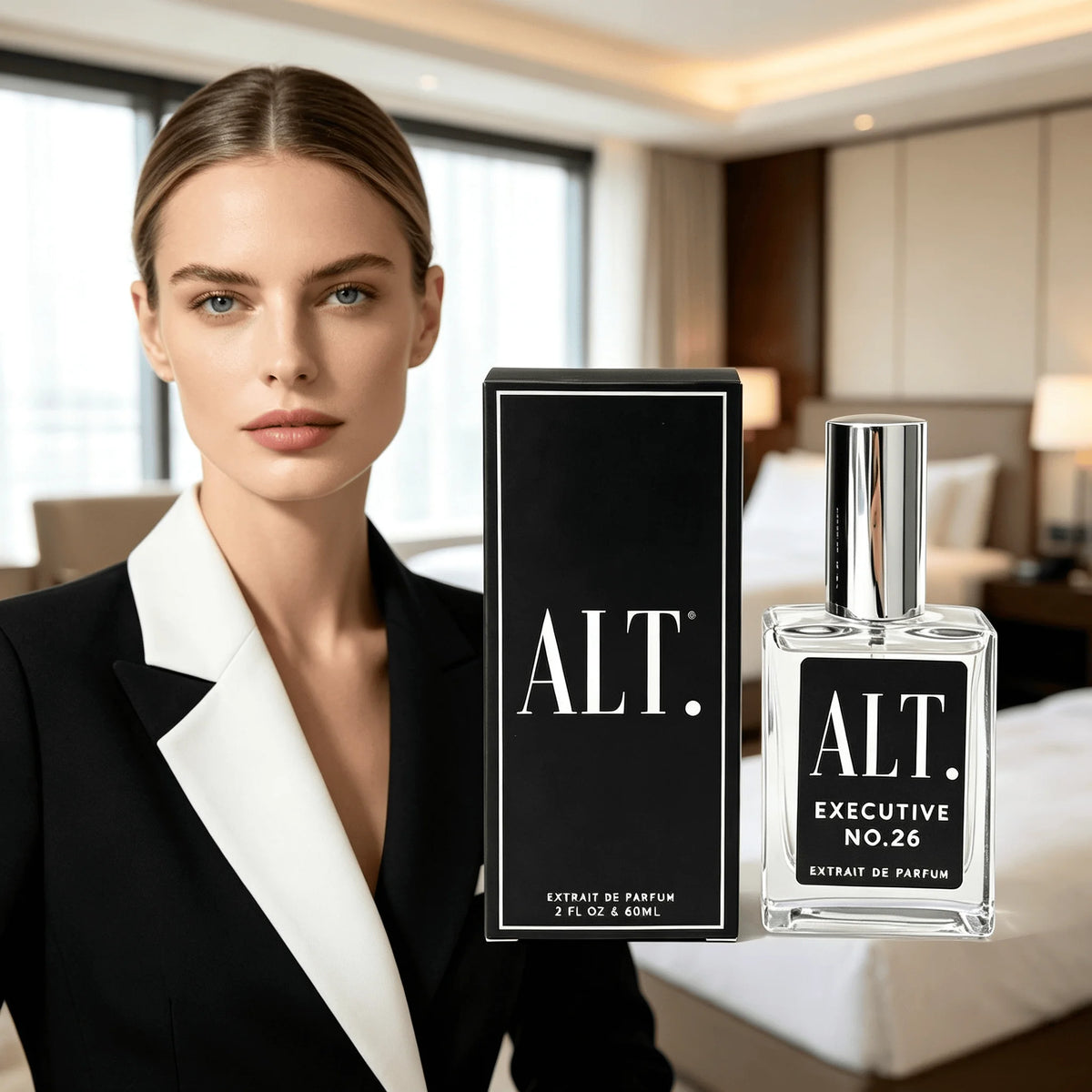 ALT Fragrances Executive No.26 Eau De Parfum (EDP) for Men, 3.3 Fl Oz / 100ml Long Lasting Premium Mens Cologne, Woody Spicy Scent for Daily Office Casual & Evening Wear