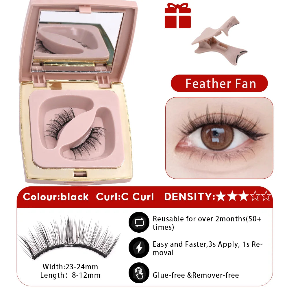 FindLove Soft Magnetic Lashes Rabbit Elf Magnetic Eyelash Extension Reusable Eyelashes Soft Magnetic False Eyelash Natural Lash