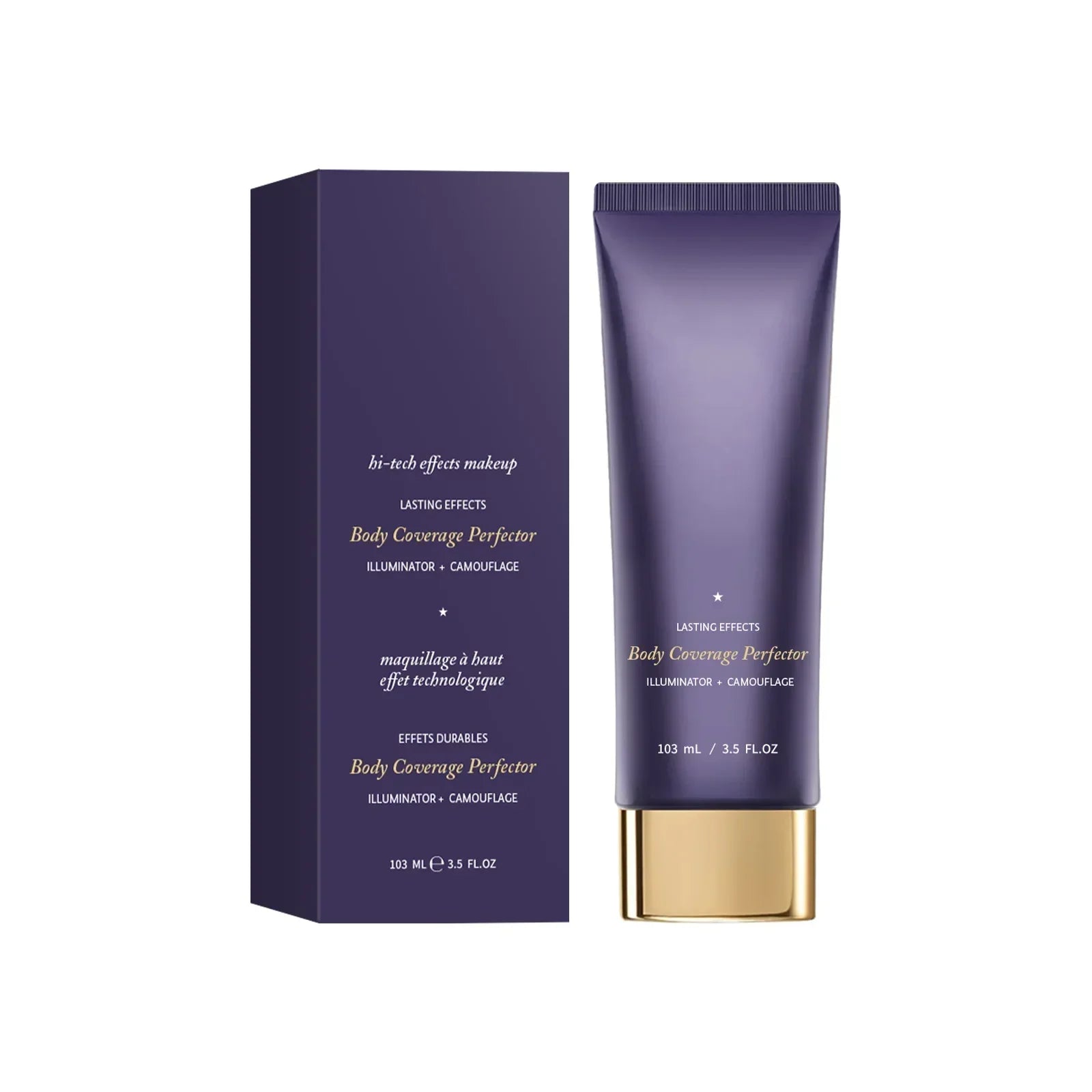 Waterproof Body Foundation 103ml - Neutral/Warm/Deep/Golden Shades. Full Coverage Dark Spot Concealer for Face, Arms & Legs.
