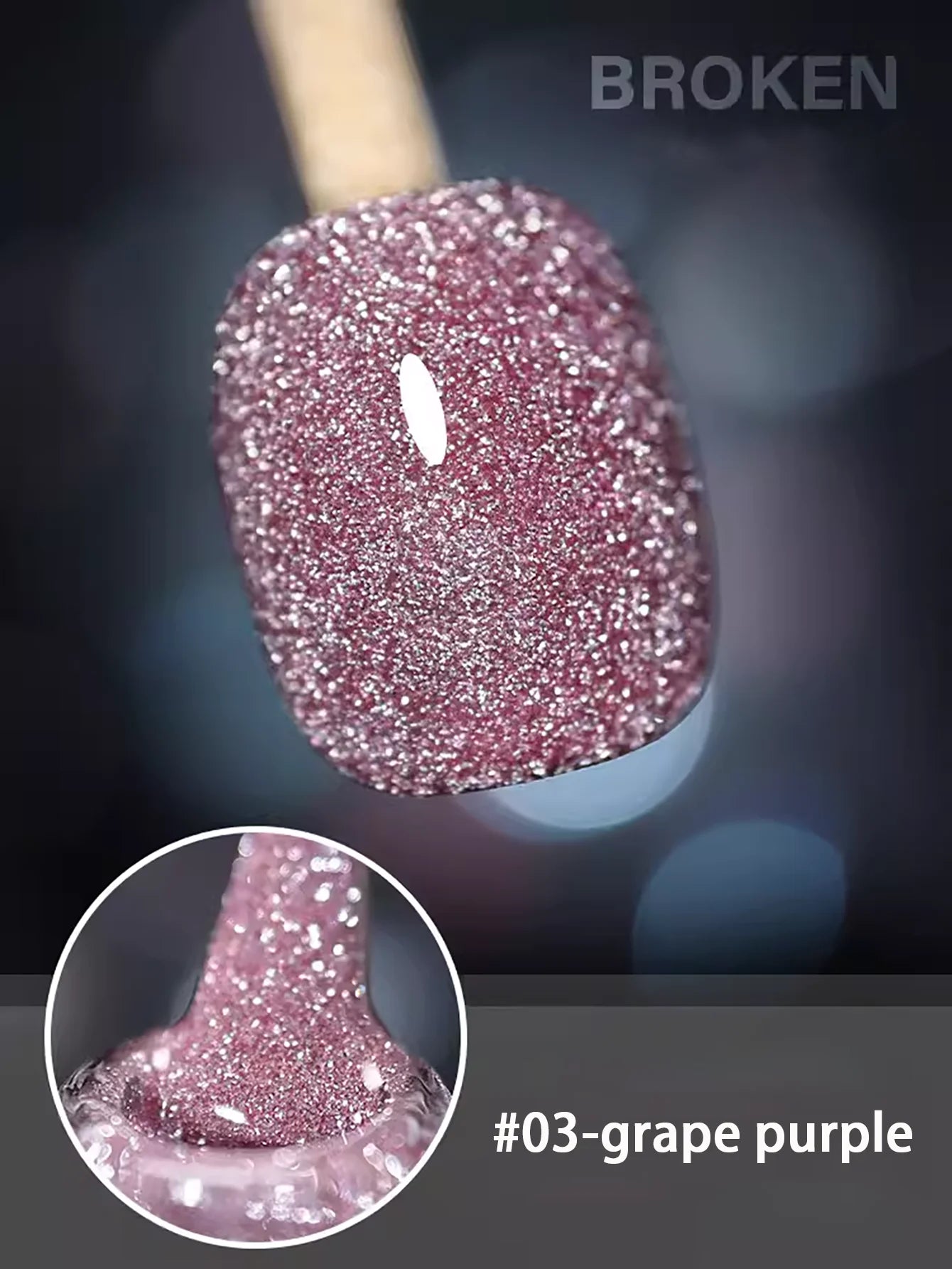 MIANEL 12ML Rock Sugar Crushed Diamond Gel Nail Polish Pink Glitter Nail Polish Top Selling Pink Nails Summer Nails 1-12pcs