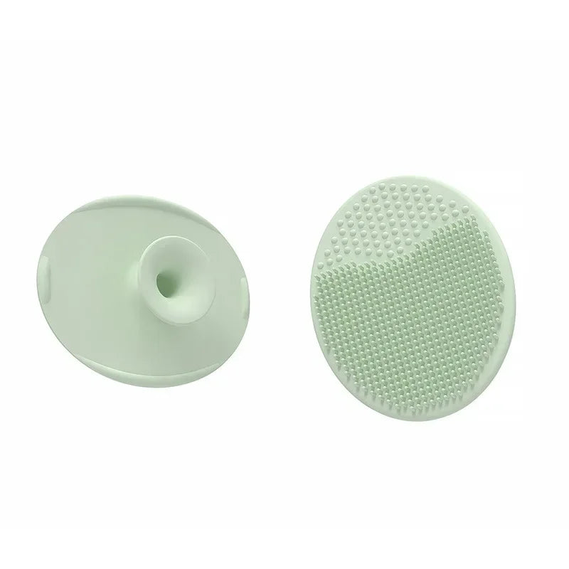 Silicone Shampoo Brush for Baby Infant Bathing Soft Silicone Boys Kids Shower Brush Head Hair Washing Massage Brushes Wipe Comb