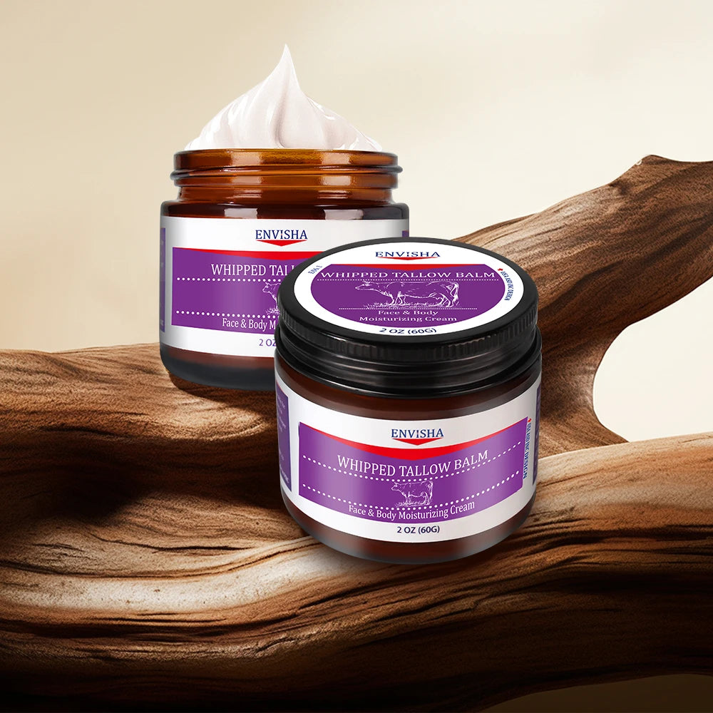 Face Cream Whipped Tallow Balm Collagen Hyaluronic Acid Skin Care Anti-Wrinkle Aging Moisturizing Shrink Pores Whitening Smooth