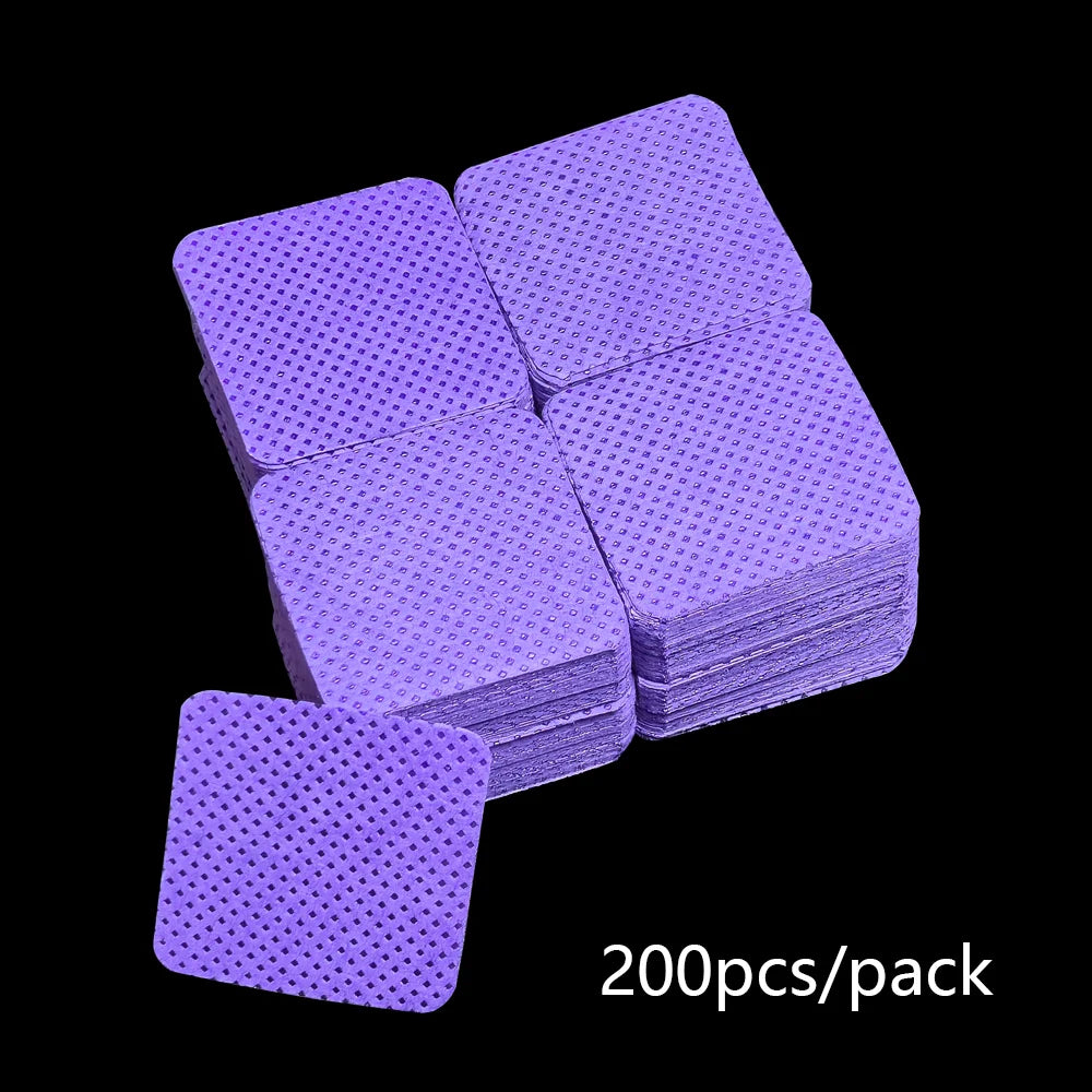 Lint Free Nail Wipes 300/200/100pcs Nail Supplies Nail Polish Remover Wipes Absorbent Soft Removal Tool for Nail Art