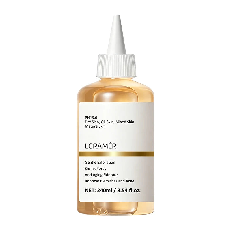 7% Glycolic Acid Exfoliating Toner,Exfoliating Facial Toner,Pore Minimizing Toner,Smooth Skin, Even Tone,Hydrating Formula 100ml