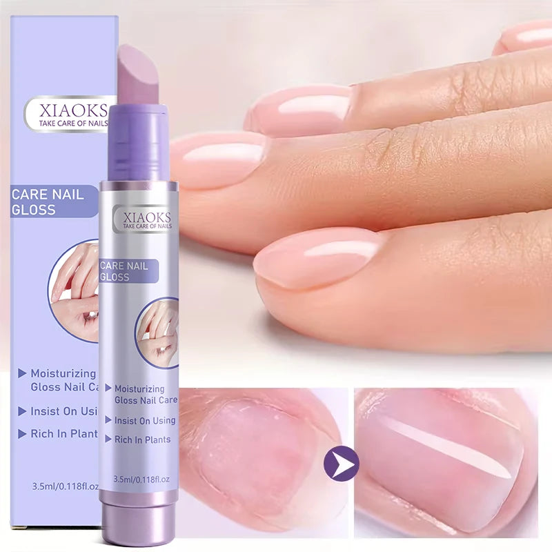 3-in-1 Nail Care Oil Essence Pen, a Transparent, Quick-Drying Nourishing Essence That Strengthens and Prevents Breakage, Deeply Nourishes the Nail Bed, Prevents Hangnails, Repairs Cuticles, Removes Dead Skin, Moisturizes and