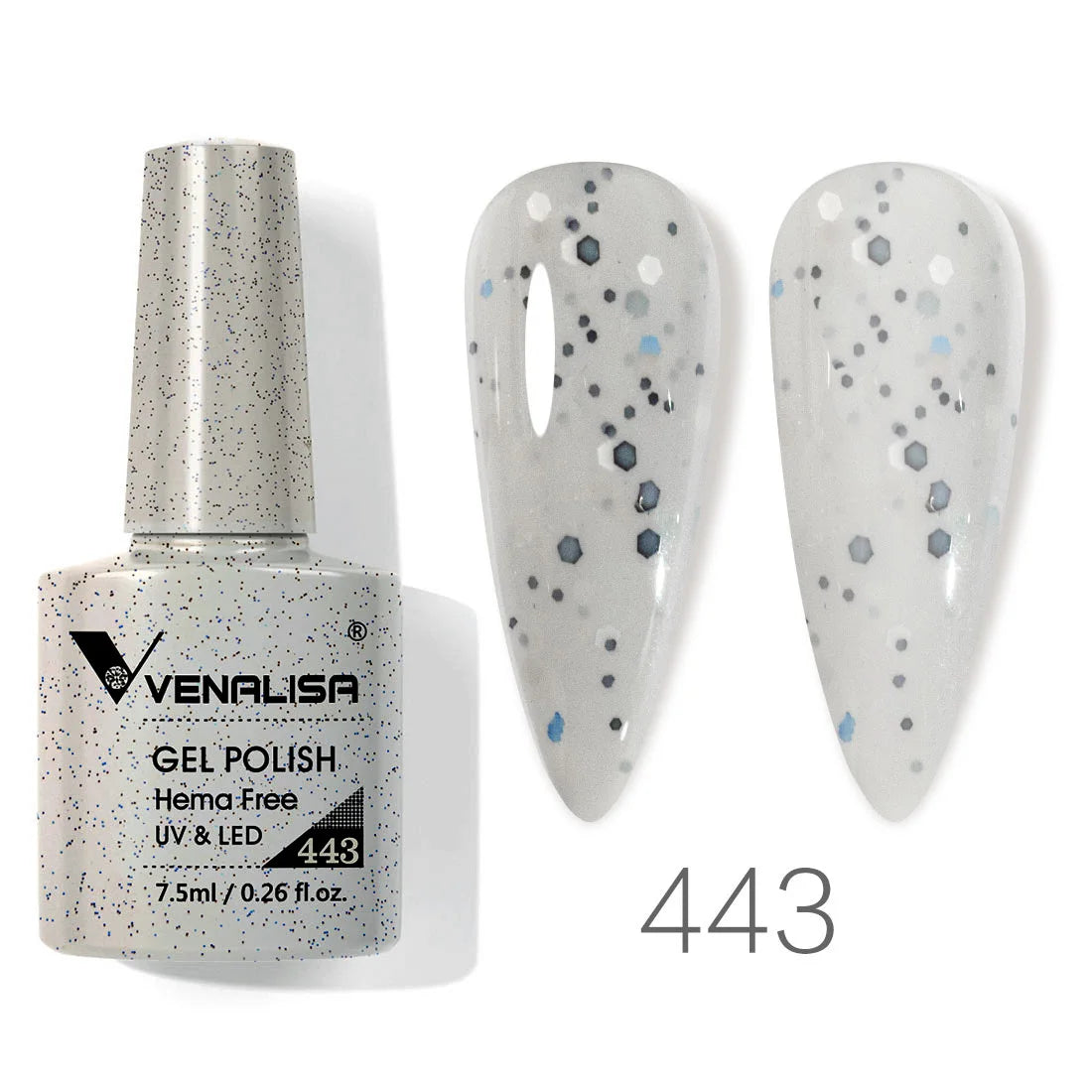 VENALISA 7.5ml Nail Gel Polish Sparkle Glitter Diamond Shining Summer Colors Semi Permanent Soak off UV LED Nail Gel Varnish