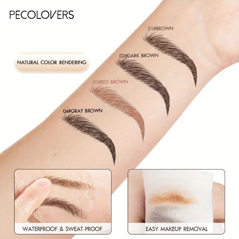 Waterproof Pressure Black Eyebrow Pencil Natural Three-dimensional Long-lasting Easy To Use Wild Eyebrow Pen Makeup Tools