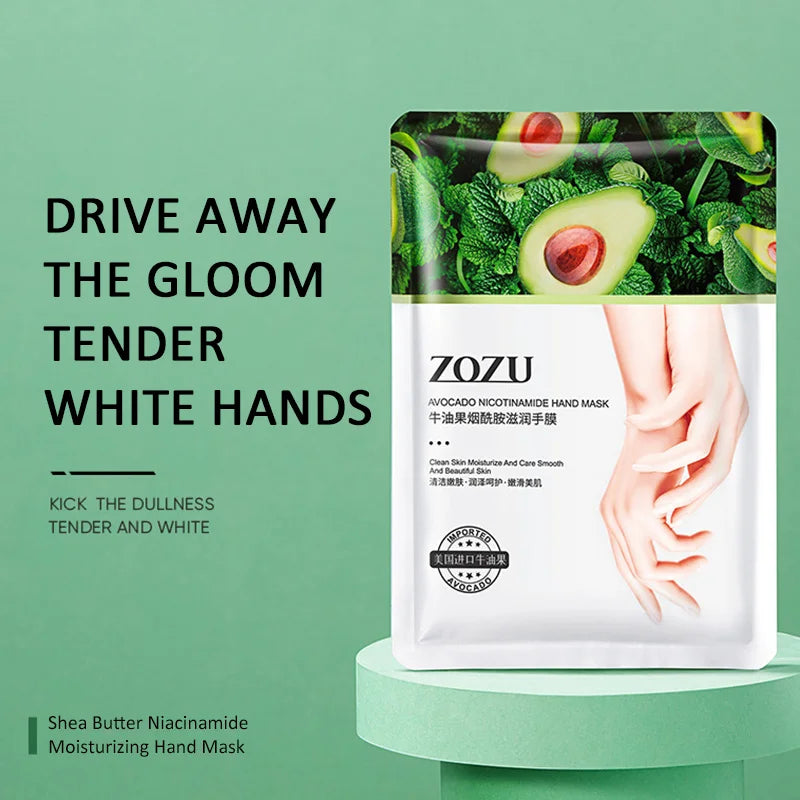 1/3/5 Pairs Avocado Hand Mask Hands skincare Masks Moisturizing Nourishing Hydrating Tendering Smoothing Hands Skin Care