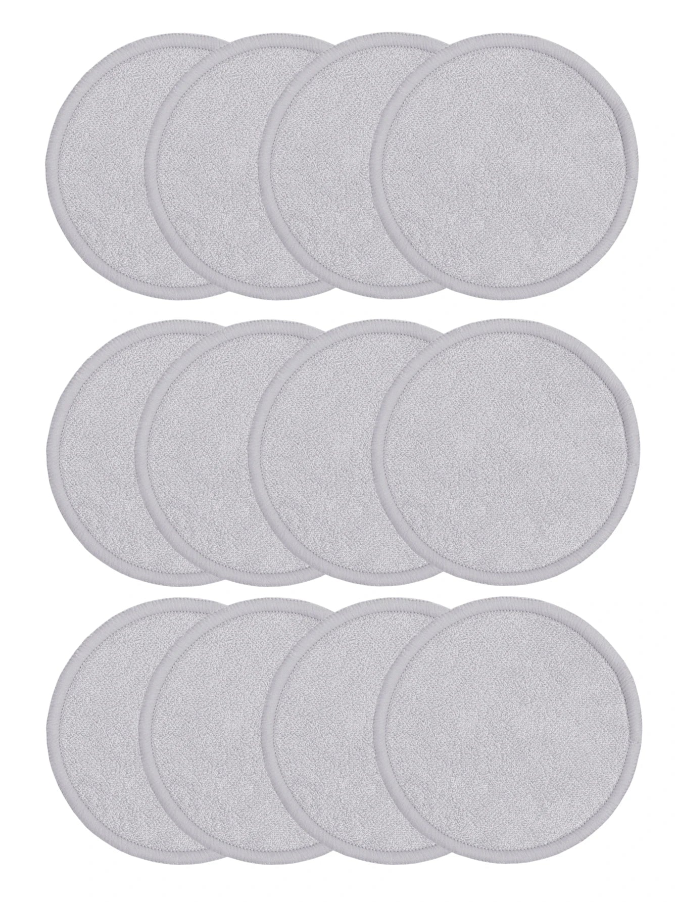 Bamboo Fiber Makeup Remover Pads Are Packed in 6/12/24 Pieces They Are Made from a Mixture of Fibers Extracted from Natural Bamboo.