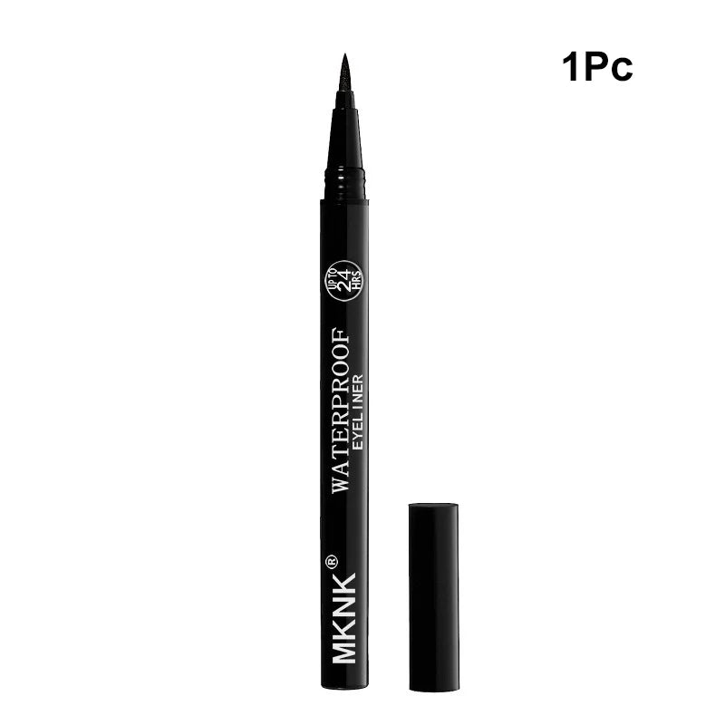 1/2Pcs Black Eyeliner Pencils-Smudge-Proof,  Waterproof Long-Lasting &Beginner-Friendly Smooth High Pigmented Punk Eye Makeup