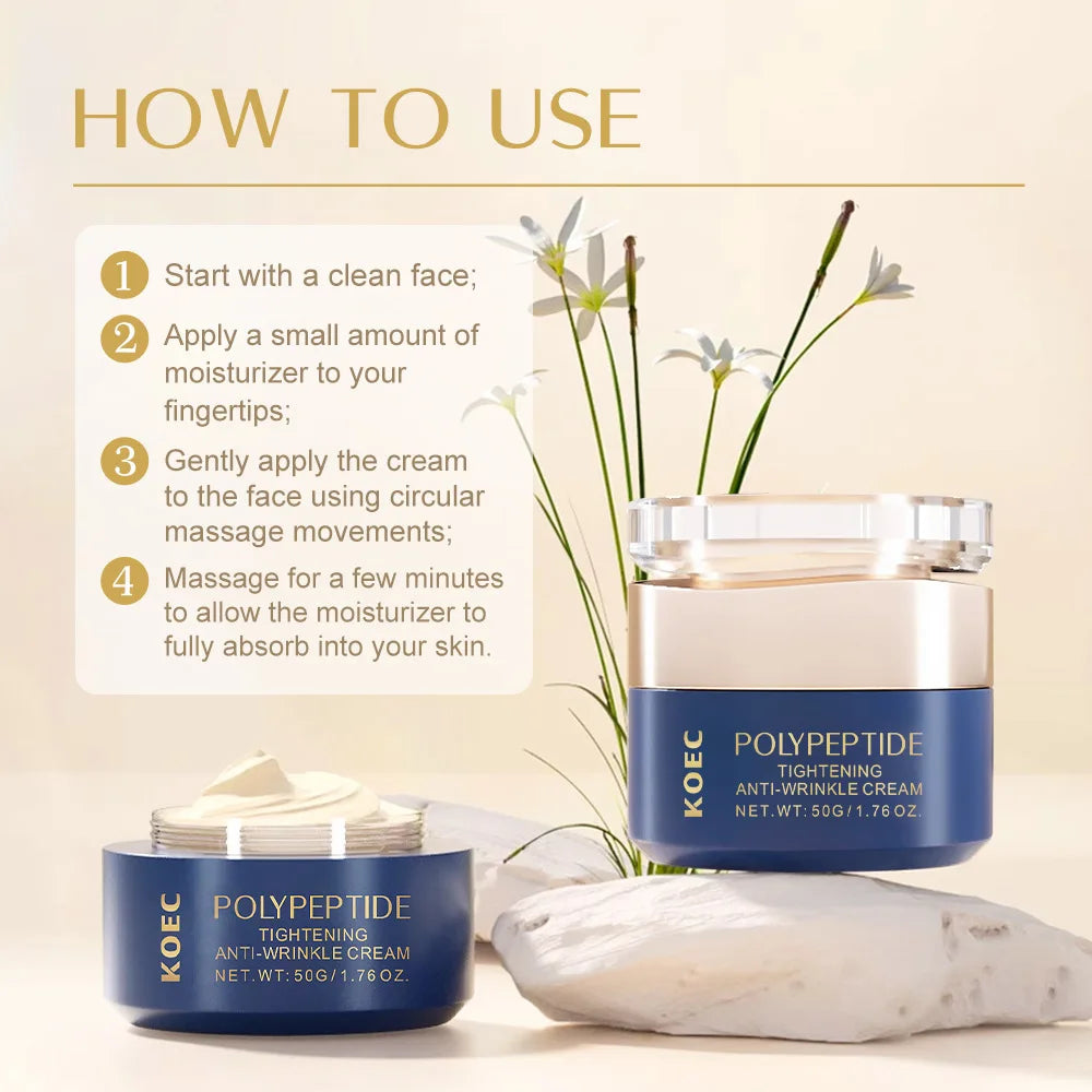 Peptide Firming Cream Facial Hydrating Moisturizing Moisturizer Anti Aging Face Cream Whitening Creams