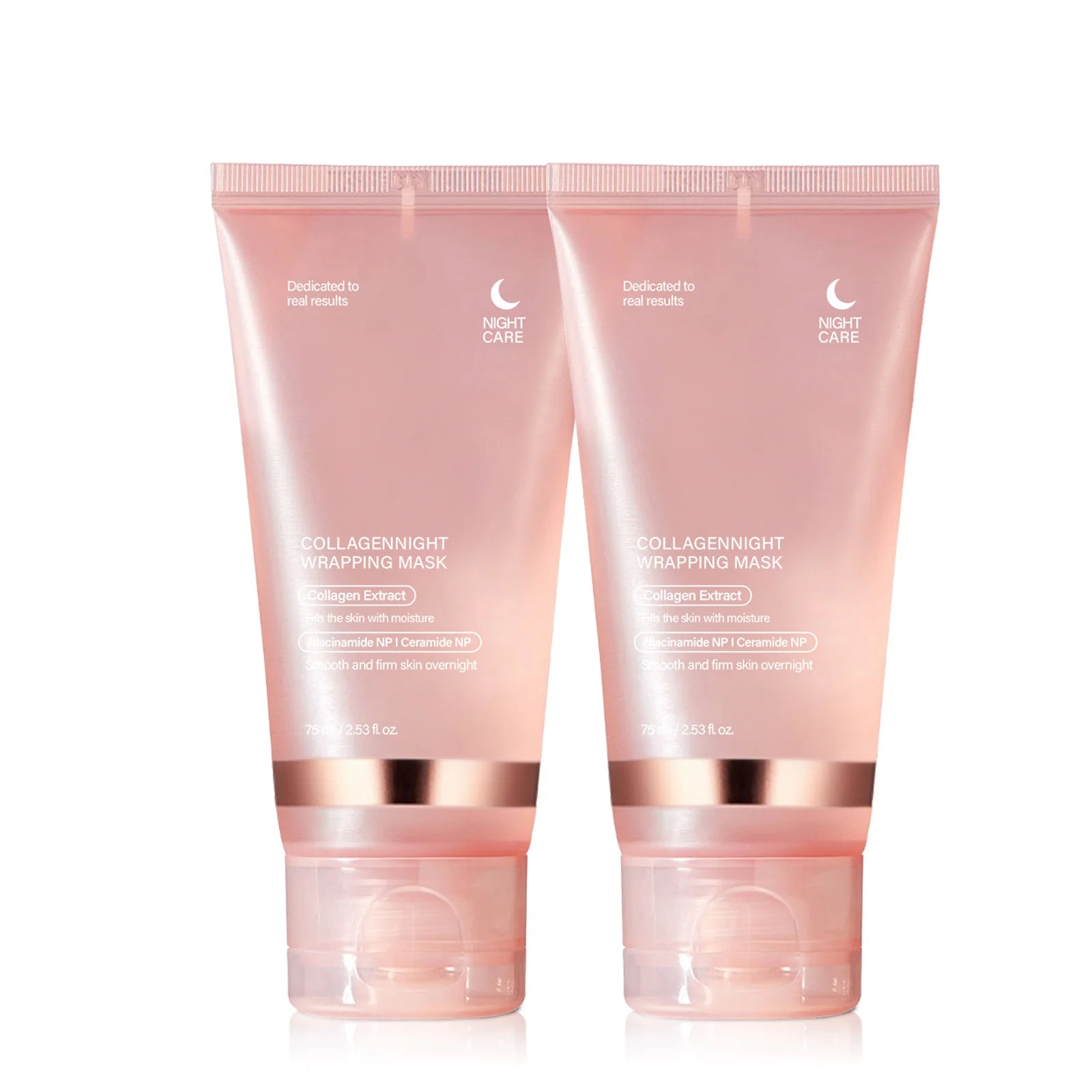 Overnight Collagen Firming Mask 75ml - Deep Moisturizing Pulling Formula for Smooth, Radiant Skin by Morning Wake-Up Glow.