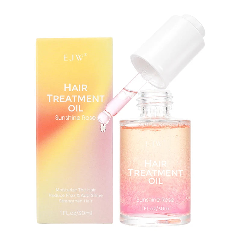 EJW Hair Oil Serum for Frizzy Hair,Smooth & Shine Anti-frizz Hair Serum,Morocco Oil Silk Bright Hair Frizz-free Serum.