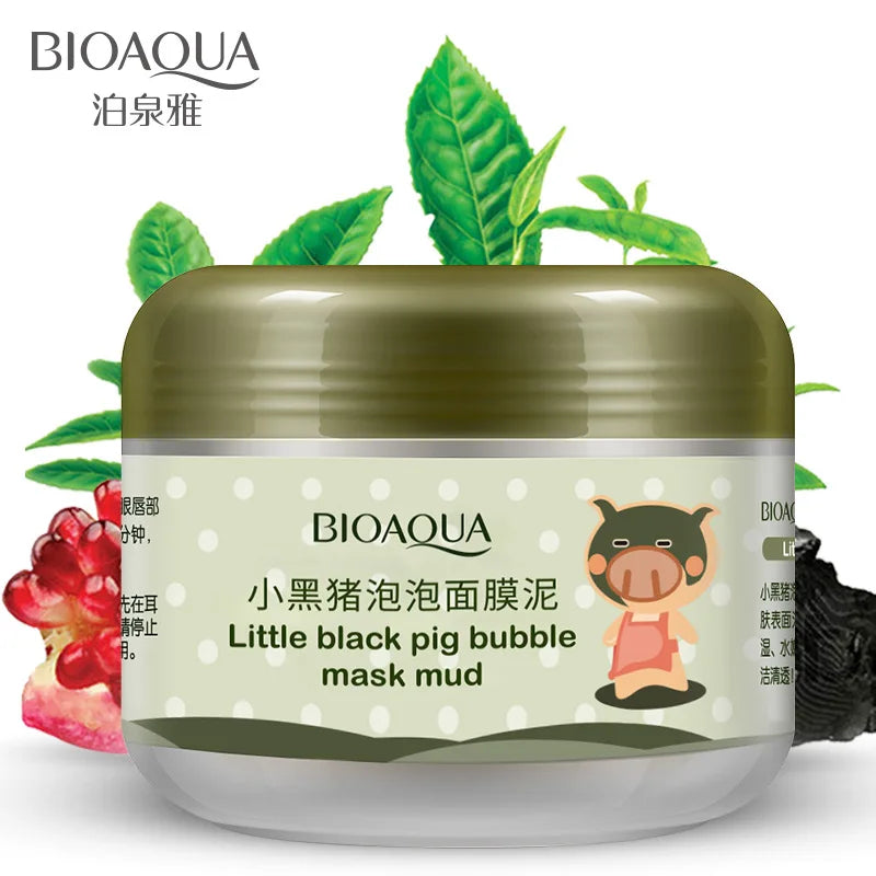 BIOAQUA Collagen Moisturizing Face Mask Deep Cleaning Blackhead Removal Oil Control Anti Wrinkle Facial Mask Mud Skin Care