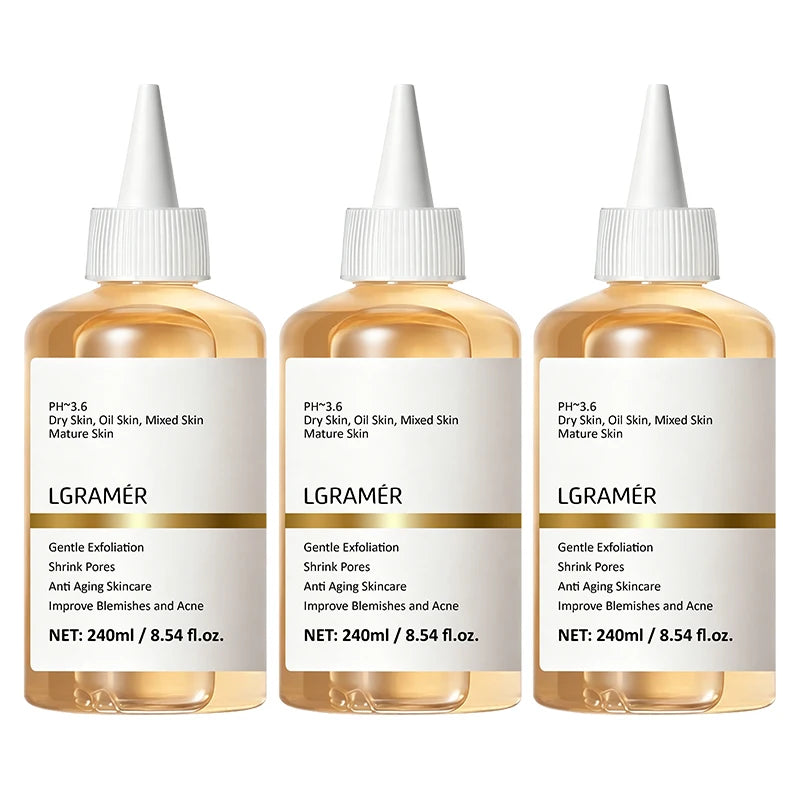 7% Glycolic Acid Exfoliating Toner,Exfoliating Facial Toner,Pore Minimizing Toner,Smooth Skin, Even Tone,Hydrating Formula 100ml