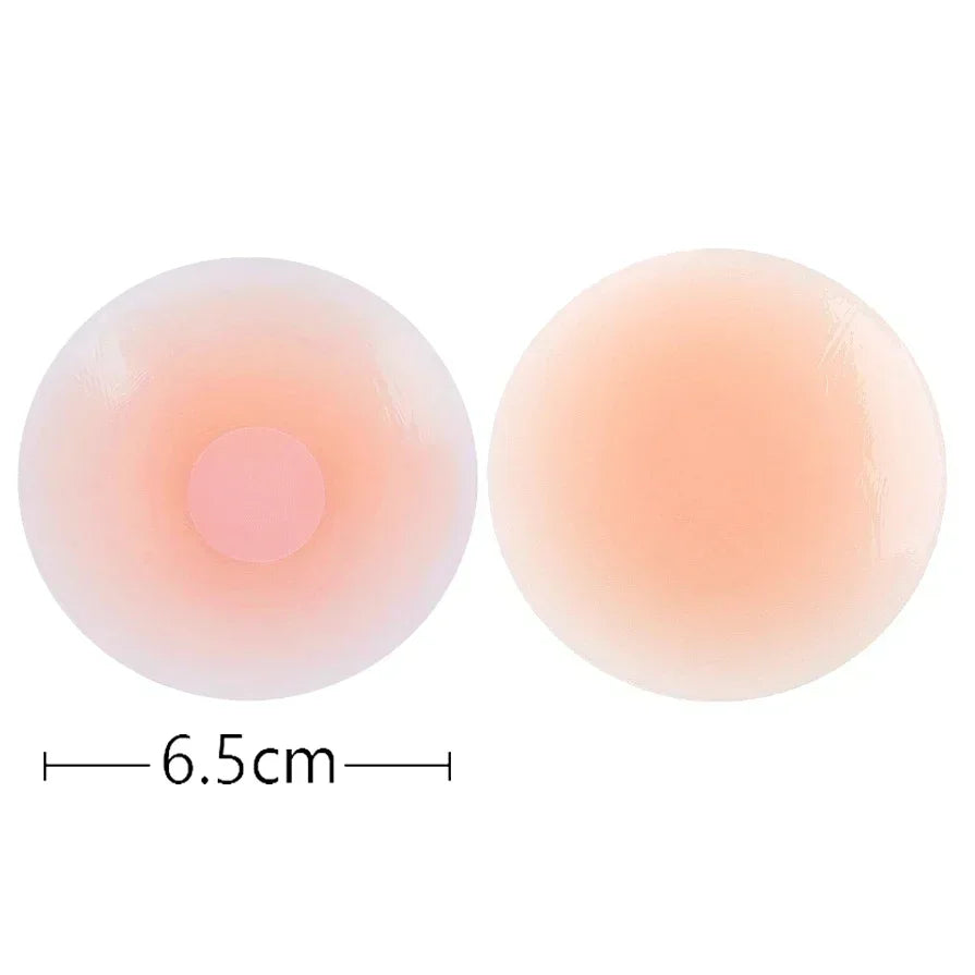 Reusable Women Breast Petals Lift Silicone Nipple Cover Invisible Petal Adhesive Strapless Backless Stick on Bra Breast Stickers