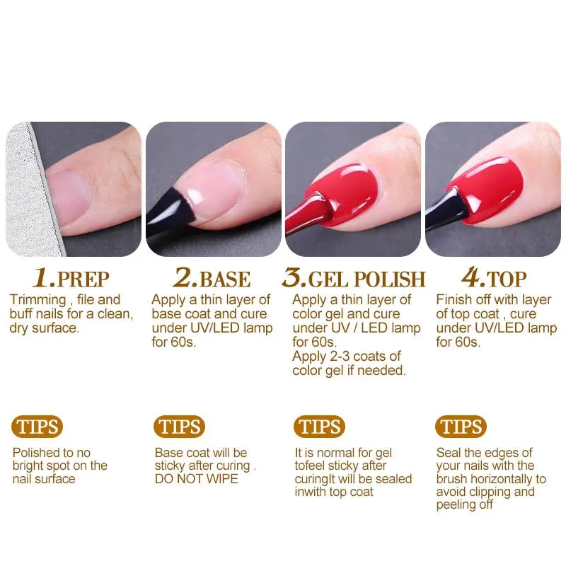 Arte Clavo 116Colors Gel Nail Polish 15ml Colorful Gel Semi Permanent Soak Off UV Gel Nail Art DIY Design Varnishe Nail Supplies