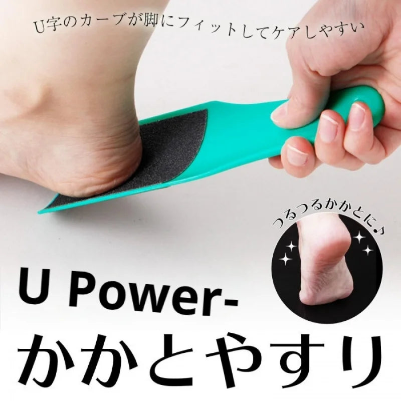 Double-sided Professional Curved Foot Scrub Board Dead Skin Removal Tool Foot Scraper Household Plastic Foot Scrubber  Foot Care