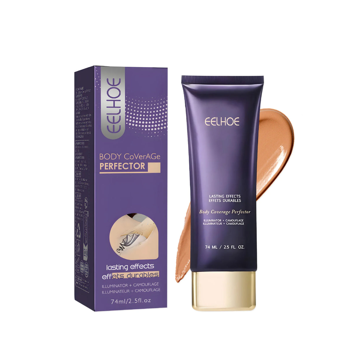 EELHOE Body Concealer Full Coverage Flawless Long Lasting Scar Cover Blemishes Natural Finish Professional Waterproof Concealer