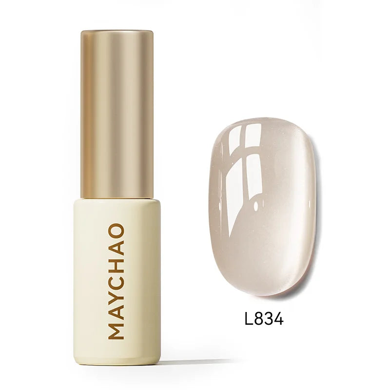 MAYCHAO 5ML Gel Nail Polish 9D Laser Diamond Glitter Cat Eye Gel Semi-Permanent Soak Off UV LED Gel Nail Manicure Tools Nail Art