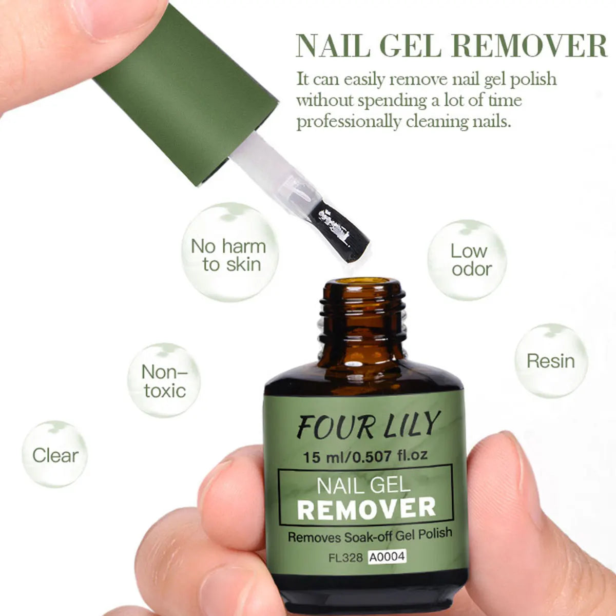 15ml Magic Nail Gel Remover Just 3 Minutes Fast Soak-off Removers No Harm to Real Nails Glass Bottle Packing Nail Art Vernis