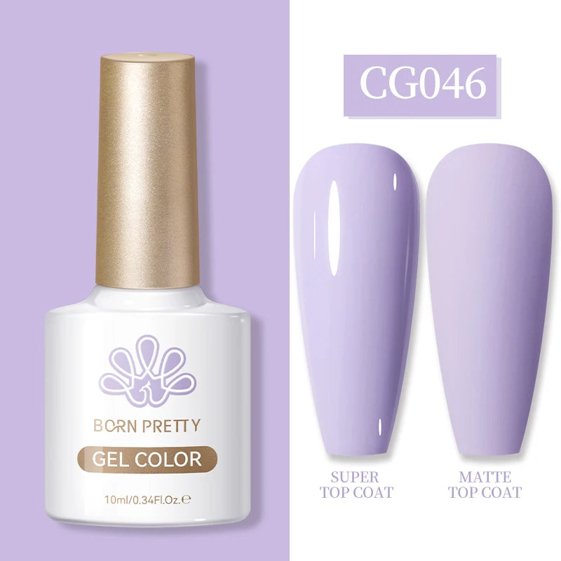BORN PRETTY 10ml 24 Colors Gel Polish Green Purple Pink Nail Supplies Semi Permanent Varnish UV LED Soak Off Nail Long-Lasting