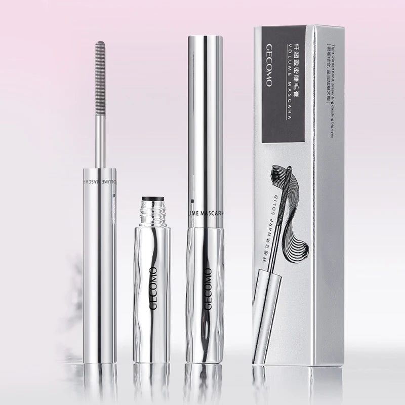 Long-lasting curling mascara Waterproof and sweat-proof Separates each lash Thick and voluminous Steel tube mascara