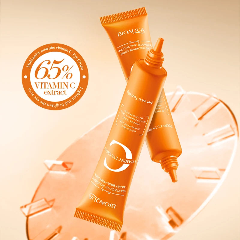 BIOAQUA Vitamin C Skin Care Kit Moisturizing Face Serum Anti-Aging Anti Dark Circles Eye Cream Facial Eyes Travel Size Skin Care