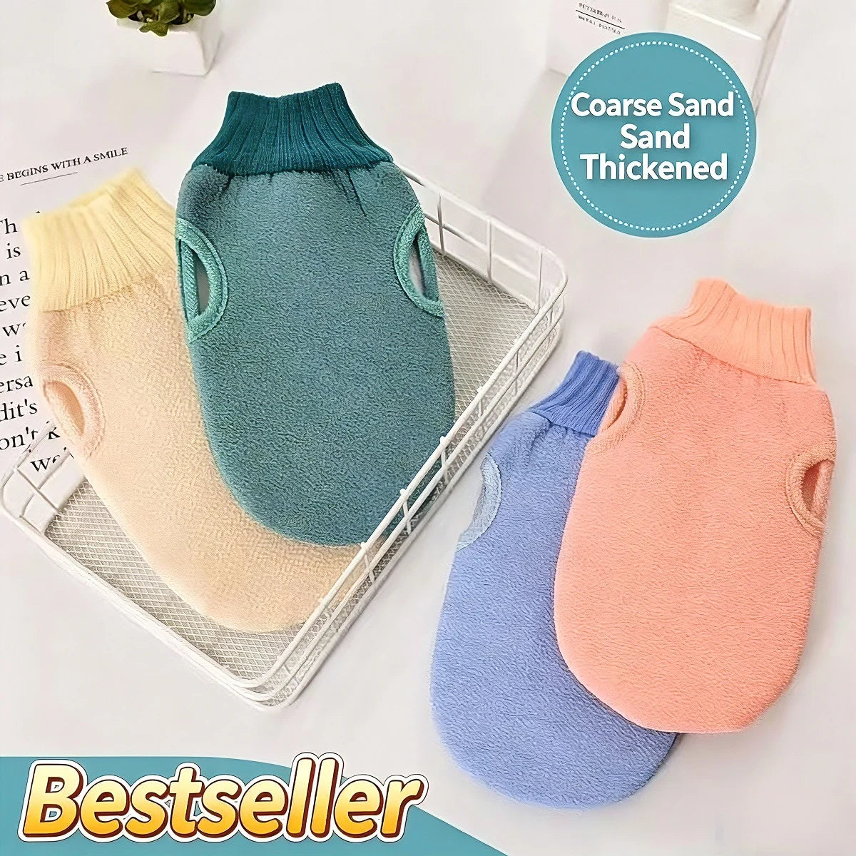 1PC Scrub Exfoliating Gloves For Shower Cleaning Scrub Mitt Rub Dead Skin Body Brush Towel SPA Foam Body Massage